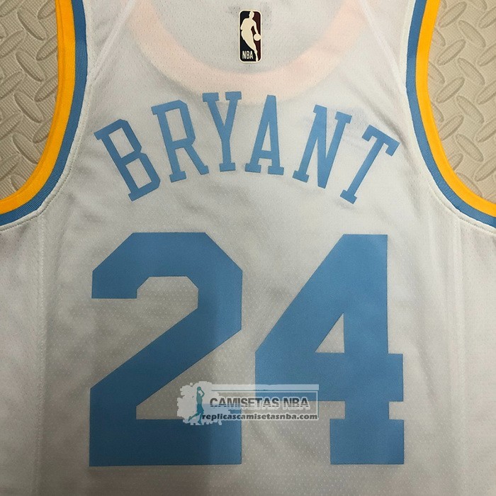Camiseta Los Angeles Lakers Kobe Bryant NO 24 Classic 2022-23 Blanco